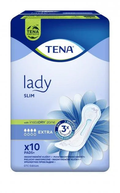 Урологічні прокладки для жінок Tena Lady Slim Extra 10 шт. 4 краплі