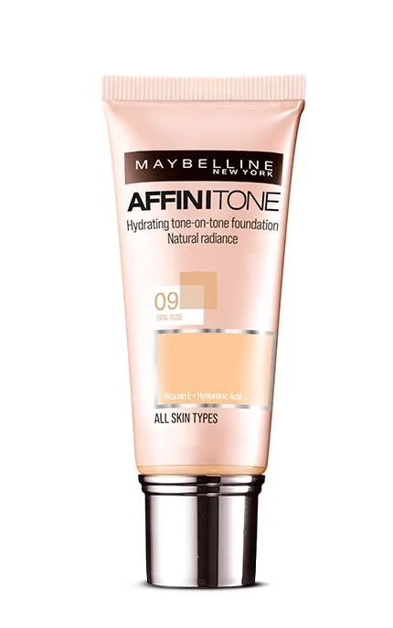 Тональний крем для обличчя Maybelline Affinitone Досконалий Тон 09 Рожево-спаловий 30 мл