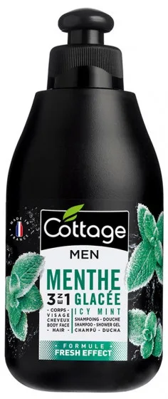 Cottage Homme Shower Gel & Shampoo Menthe - Шампунь-гель "Ледіння м'ята"