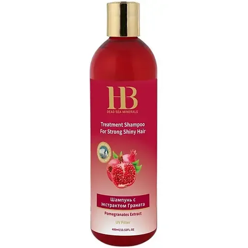 Зміцнюючий шампунь для здоров'я та блиску волосся H&B (Health and Beauty) Гранат