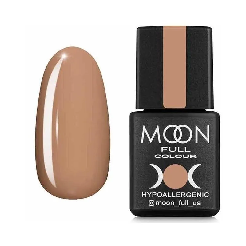 Гель-лак Moon Full color Gel polish 8 мл №618 Капучино емаль