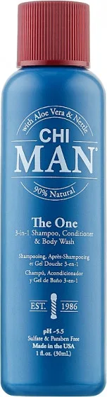 CHI MAN Hair&Body 3in1 - Шампунь, кондиціонер та гель для душу