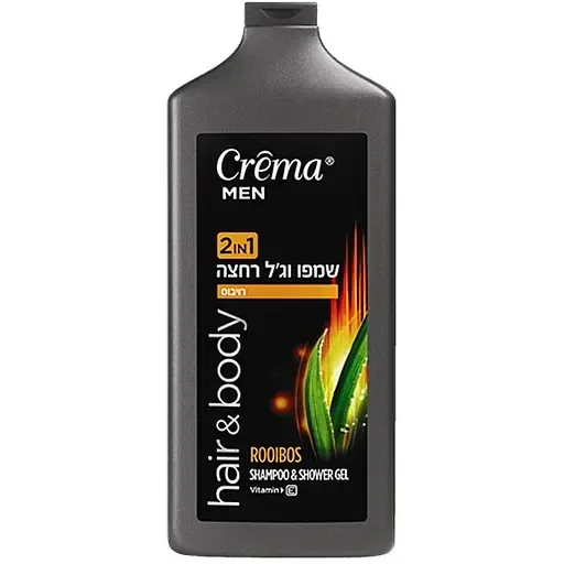 Шампунь та гель для душу Crema Men Ройбос, 700 мл