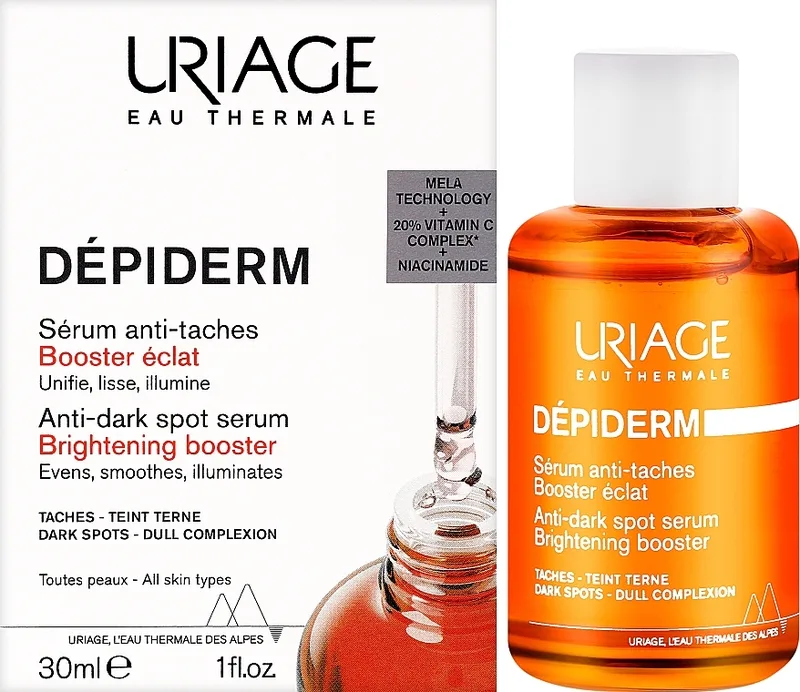 Сироватка для обличчя Uriage Depiderm депігментуюча освітлююча 30 мл
