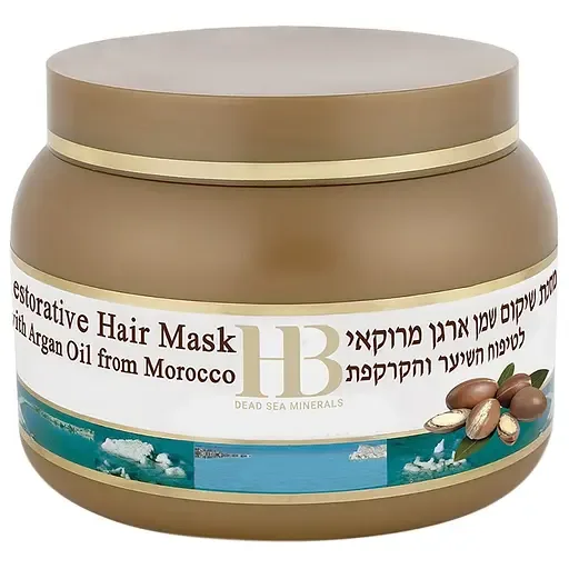 Маска для пошкодженого волосся Health&Beauty, з олією арганії марокканської, 250 мл