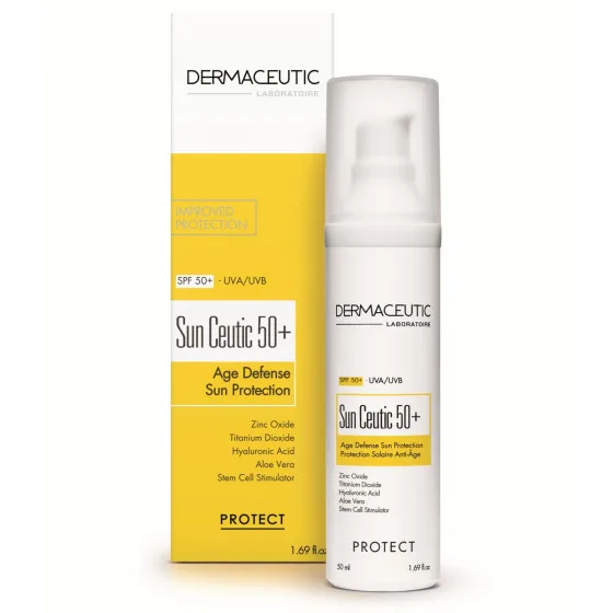 Dermaceutic Sun Ceutic 50+ - Сонцезахисний крем з anti-age ефектом