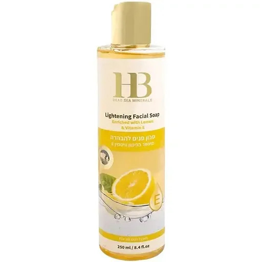 Освітлювальне мило для обличчя шиї та декольте H&B (Health and Beauty) 250 мл