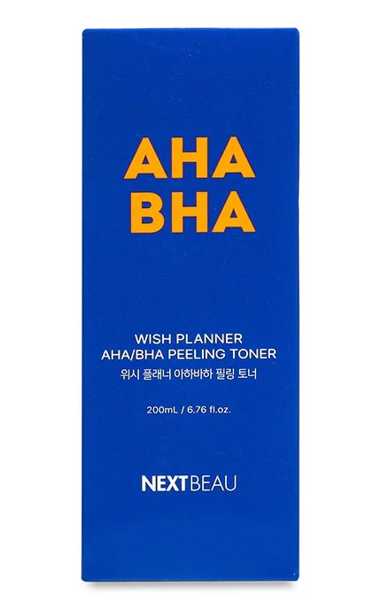 Тонер для обличчя Nextbeau AHA BHA 200 мл