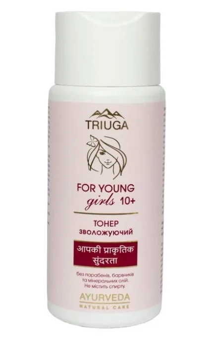 Тонер для обличчя Triuga Ayurveda For Young Girls Зволожуючий 200 мл