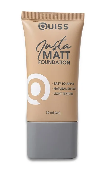 Тональний крем для обличчя Quiss Insta Matt Foundation 30 мл