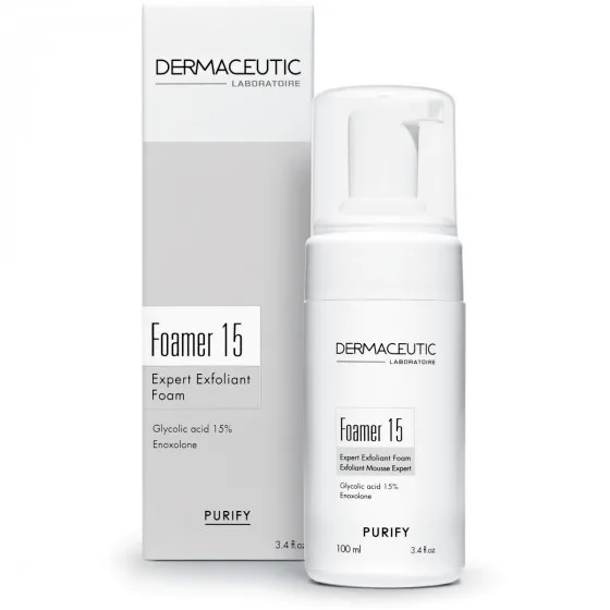 Dermaceutic Foarmer 15 - Очищуюча пінка-ексфоліант для жирної шкіри