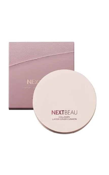 Тональний крем-кушон для обличчя Nextbeau Collagen SPF 50+ beige тон 21 90 г
