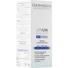 Крем Dermedic Emolient Linum Зволожуючий заспокійливий 50г