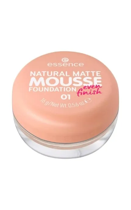 Тональний мус Essence Natural Matte Mousse Foundation 01