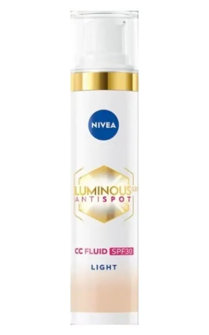 Тональний флюїд NIVEA Luminous630 3 в 1 Світлий SPF 30 40 мл