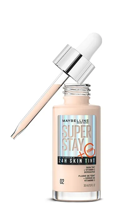 Тональний флюїд для обличчя Maybelline New York Superstay Skin Tint з вітаміном С