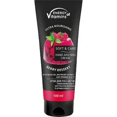 Крем Energy Vitamins Berry dessert д/рук та нігтів 100мл