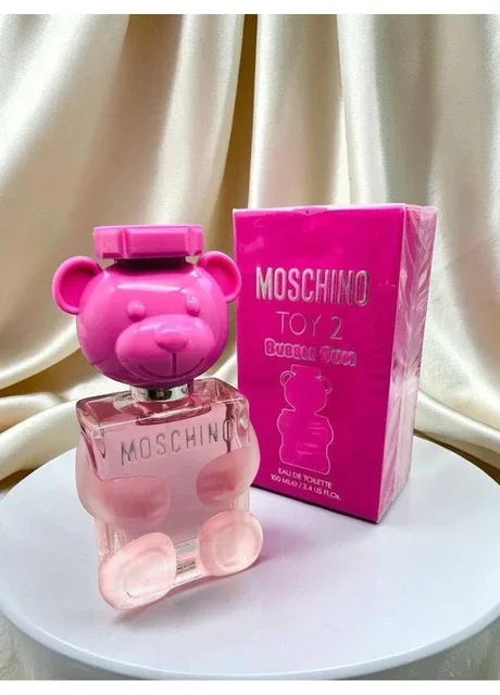 Жіноча парфумована вода Moschino Toy 2 Bubble Gum (Москіно Той 2 Бабл Гам) 100 мл Квіткові Фруктові Гурманські Стійкі Шлейфові No Brand (401225298)