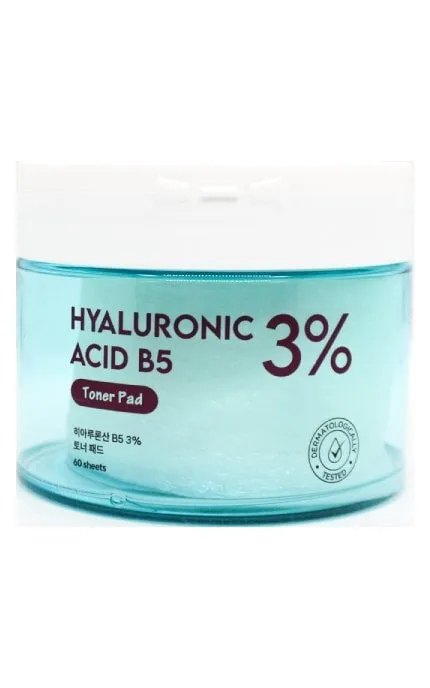 Тонер-пад ShinCos. Lab Hyaluronic Acid B5 3% зволожуючий 60 шт