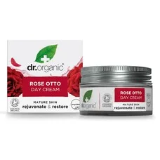 Крем Dr. Organic Денний для омолодження та відновлення шкіри з олією троянди Отто 50мл