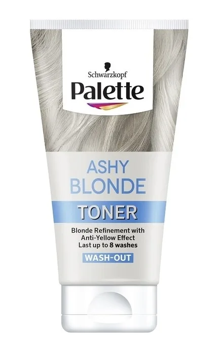 Тонувальний засіб для волосся Palette Ashy Blonde нейтралізуючий жовті відтінки 150 мл