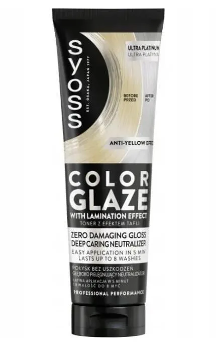 Тонуючий бальзам SYOSS Color Glaze Холодний Платиновий 100 мл