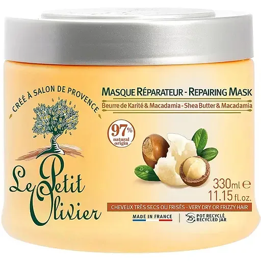 Маска для кучерявого волосся Le Petit Olivier Hair Care Range Олія ши та макадамія, 330 мл
