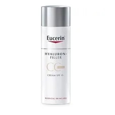 Крем Eucerin 87921 Гіалурон-Філлер CC з моментальною корекцією шкіри обличчя світлий 50мл