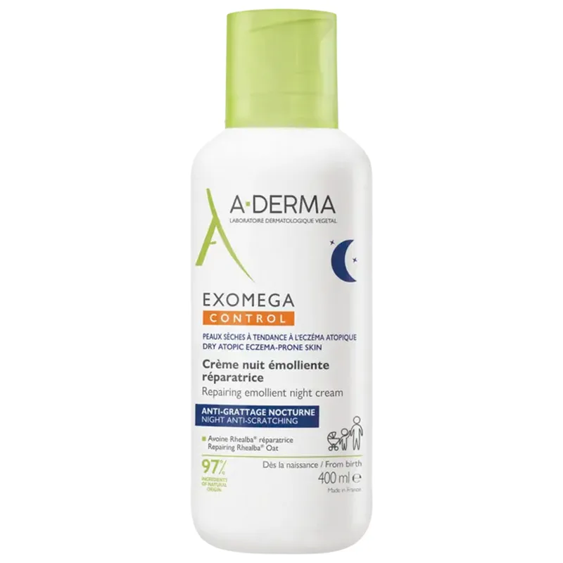 Крем для обличчя та тіла A-DERMA (А-Дерма) Екзомега Контрол пом'якшувальний для сухої та атопічної шкіри 400 мл