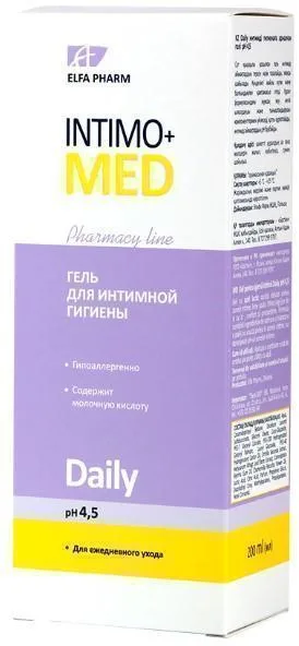 Гель Intimo+med Daily для інтимної гігієни 200 мл