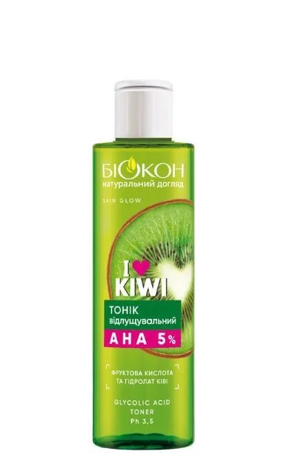 Тонік для обличчя Біокон I love kiwi Відлущувальний 200 мл