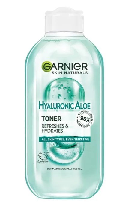 Тонік для обличчя гіалуроновий Garnier Skin Narural з Алое 200 мл