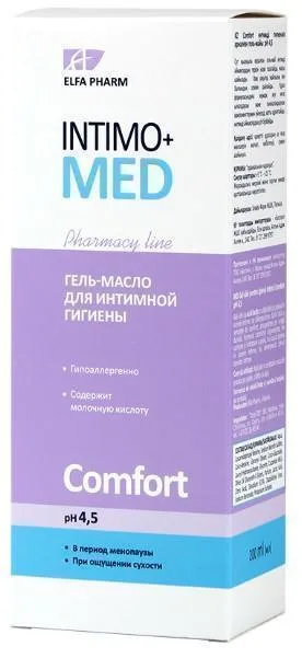 Гель-масло Intimo+med Comfort для інтимної гігієни 200 мл