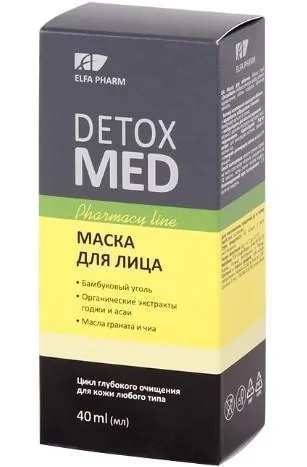 Маска для обличчя Detox Med 40 мл