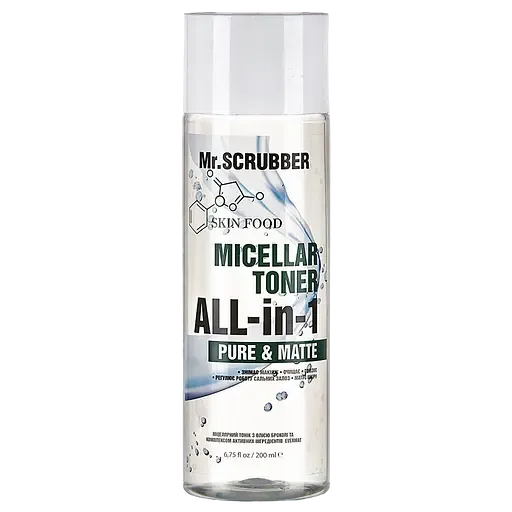 Міцелярний тонік Mr.Scrubber Skin Food Evermat з олією броколі, 200 мл