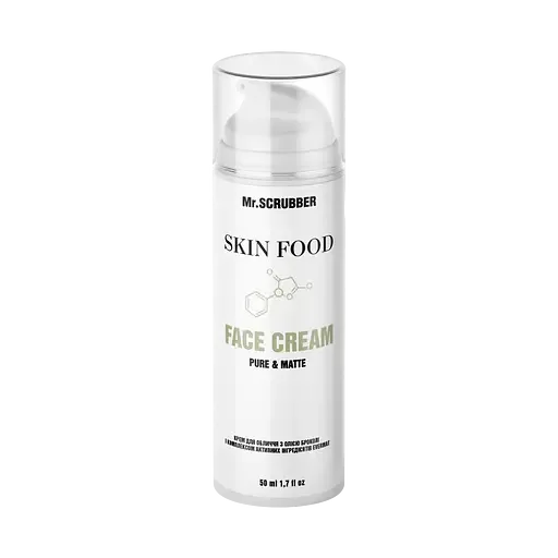 Крем для обличчя Mr.Scrubber Skin Food Evermat з олією броколі, 50 мл