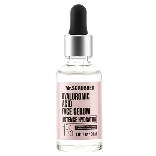 Сироватка для обличчя Mr.Scrubber Hyaluronic Acid Face Serum 1% з гіалуроновою кислотою, 30 мл