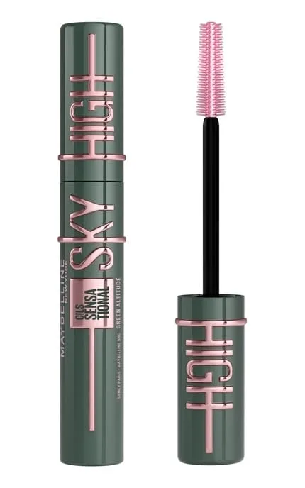 Туш для безмежного подовження та об'єму вій Maybelline New York Lash sensational Sky High Green Altitude 7.2 мл