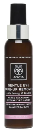 Молочко Apivita (Апівіта) Cleansing Ніжне для зняття макіяжу з очей з медом і липою 100 мл