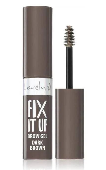 Туш для брів Lovely Fix It Up Brown темно-коричнева 2.5 г
