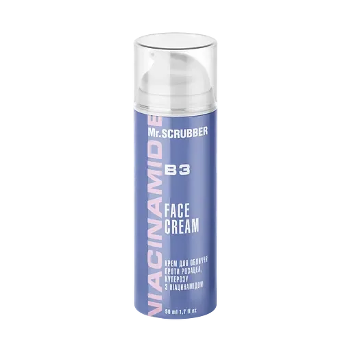 Крем для обличчя проти розацеа і куперозу Mr.Scrubber Niacinamide Face Cream з ніацинамідом, 50 мл