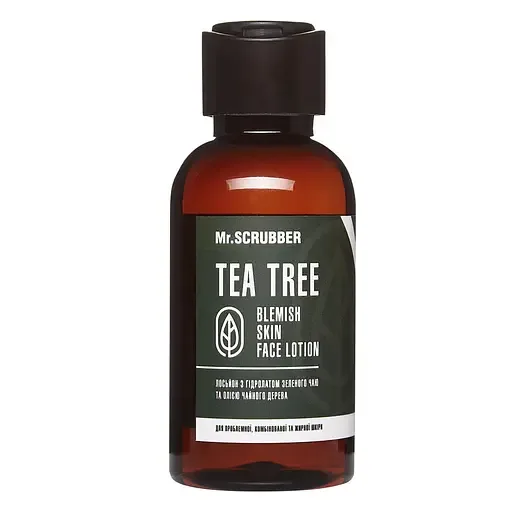 Лосьйон для обличчя Mr.Scrubber Blemish Skin Face Lotion Tea Tree з гідролатом зеленого чаю, 125 мл
