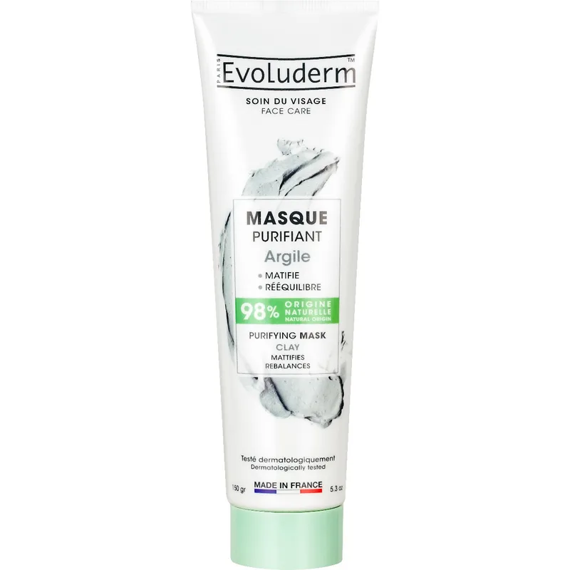Маска Evoluderm (Еволюдерм) для обличчя очищаюча з глиною, 150 г