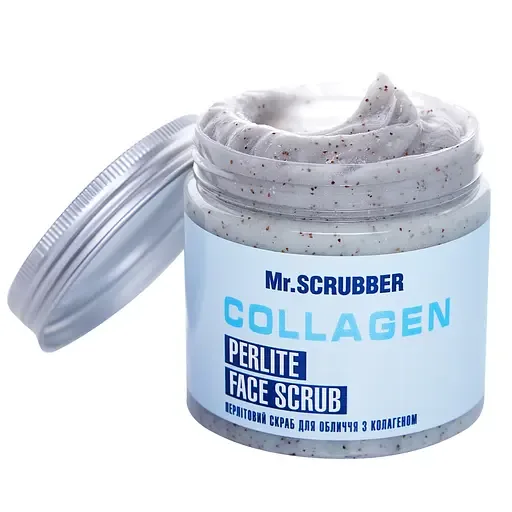 Перлітовий скраб для обличчя Mr.Scrubber Collagen Perlite Face Scrub з колагеном, 200 г