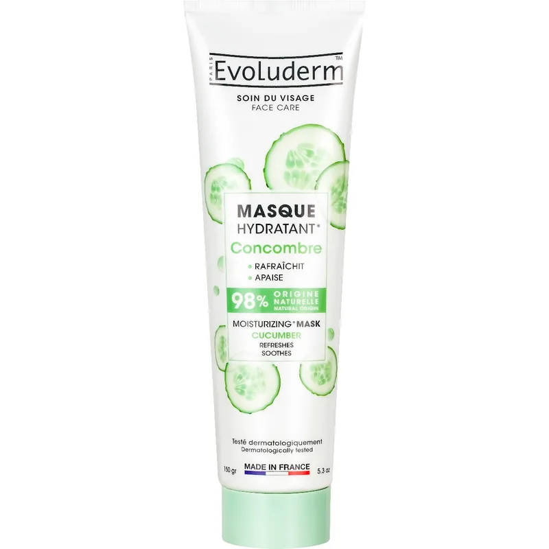 Маска Evoluderm (Еволюдерм) для обличчя зволожуюча з екстрактом огірка, 150 г