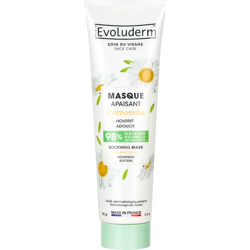 Маска Evoluderm (Еволюдерм) для обличчя заспокоюча з екстрактом ромашки, 150 г