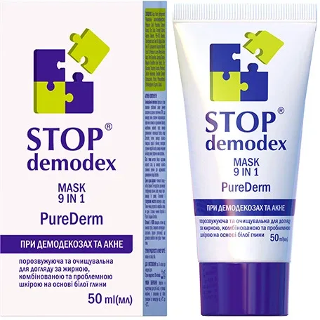 Маска для обличчя Stop Demodex Pure Derm 9 1, 50 мл