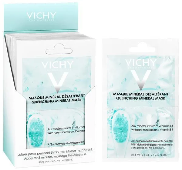 Маска Vichy (Віши) мінеральна зволожуюча 2x6 мл