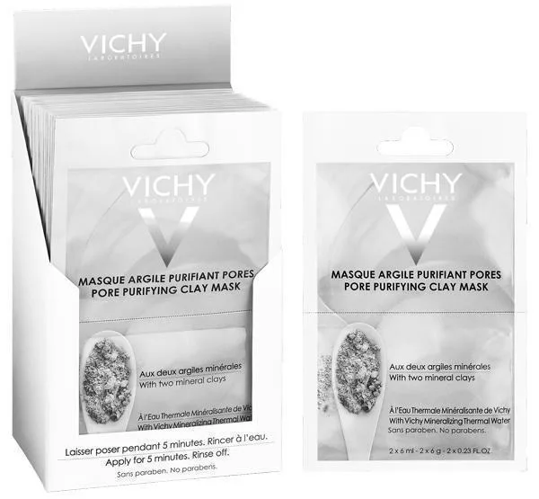 Маска Vichy (Віши) мінеральна з глиною очищуюча 2x6 мл