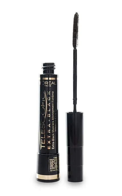Туш для вій L'OREAL Telescopic Carbon Black подовжуються,ультра-чорна